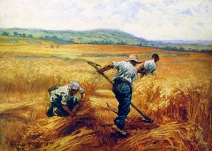 死神、1910年。 作： Leon Augustin Lhermitte