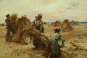 ハーベスターズ 作： Leon Augustin Lhermitte