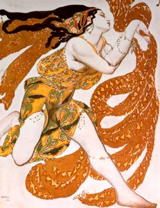バカンテ、バレエラッセのチェレプニンナルシスの衣装デザイン、1911年 作： Leon Bakst