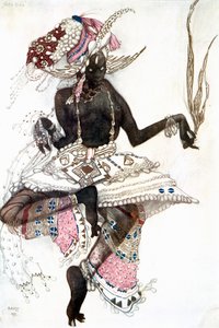 ルデューブルーブルーゴッド、1911年のバヤデールコスチュームデザイン 作： Leon Bakst