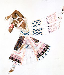 ルデューブルーブルーゴッド、1911年のバヤデールコスチュームデザイン 作： Leon Bakst