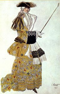 眠れる森の美女」より「男爵夫人狩り」の衣装デザイン