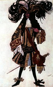 眠れる森の美女」より「隣りの王子様」の衣装デザイン 作： Leon Bakst