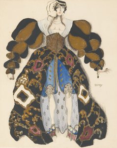 R.シュトラウスのバレエラレジェンドドジョセフの衣装デザイン 作： Leon Bakst