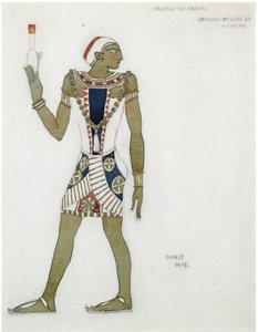 E. VerhaerenとD. deSéveracによるバレエHélènede Sparteの衣装デザイン、1912 作： Leon Bakst