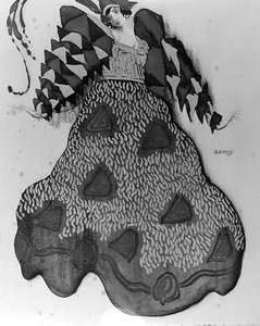 バレエ「La Legende de Joseph」の衣装デザイン 作： Leon Bakst