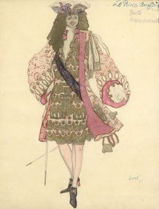 P.チャイコフスキーによるバレエの眠れる森の美女の衣装デザイン 作： Leon Bakst