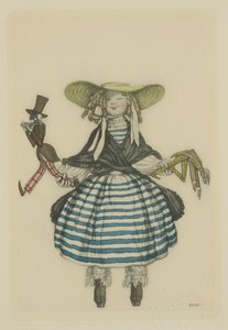 バレエの衣装デザインJ.バイエルの妖精人形、1903 作： Leon Bakst