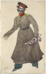 バレエの衣装デザインJ.バイエルの妖精人形、1903 作： Leon Bakst