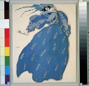 カルロ・ゴルドーニ（1707-1793）演出のバレエ「陽気な女たち」の衣装 作： Leon Bakst
