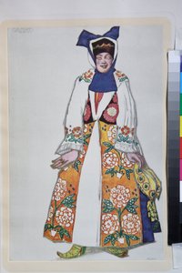 ニコライ・リムスキー・コルサコフ演出のオペラ「サドコ」の衣装（リムスキー・コルサコフ 作： Leon Bakst