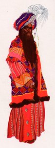 ルスルタンサマルカンデ、1922年、1923年 作： Leon Bakst