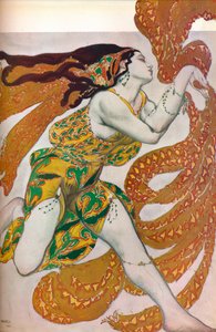 ナルシス：バカンテ。ダンスナルシスの衣装デザイン、1911 作： Leon Bakst
