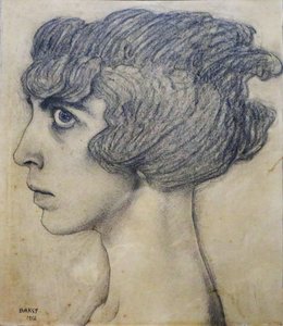 マルチェサ・ルイサ・カサーティの肖像 1912年 作： Leon Bakst
