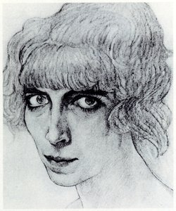 マルケサルイザカザーティの肖像、1912 作： Leon Bakst