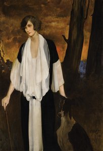 レイチェルストロングの肖像、未来の伯爵夫人、アンリドボワゼリン、1924年