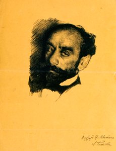アーティストの肖像Isaak Levitan、1899年。