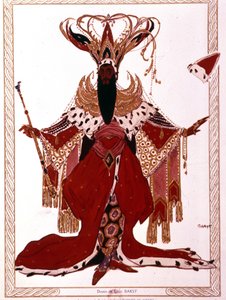 リヒャルト・シュトラウス「ヨーゼフ伝説」パリ・オペラ座、1914年5月。コスチューム：Leon Bakst