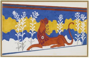 1923年頃のバレエフェードルの舞台デザイン 作： Leon Bakst
