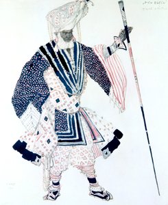 大祭司、大祭司、バレエ衣装のデザイン、1911 作： Leon Bakst