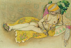 The Yellow Sultana 作： Leon Bakst