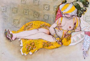 黄色いサルタナ、1916年。 作： Leon Bakst