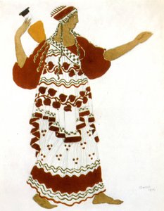 クロード・ドビュッシーの「動物群の午後」（衣装：レオン・バクスト 作： Leon Bakst