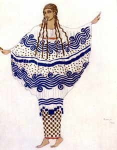 クロード・ドビュッシーの「動物群の午後」（衣装：レオン・バクスト 作： Leon Bakst
