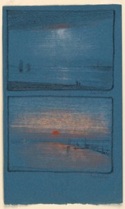 二つの夕景