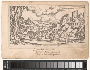 廃墟の風景の中木星に懇願するクマのカリスト Le Fable de Calisto (シリーズタイトル) カリストの神話（シリーズタイトル）