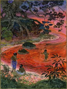 Victor Barrucand著「Le Chariot de Terre Cuite」の挿絵
