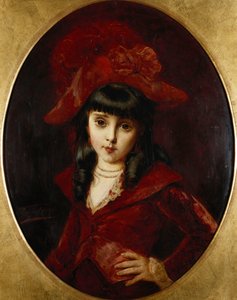 赤いドレス、1881 作： Leon Herbo