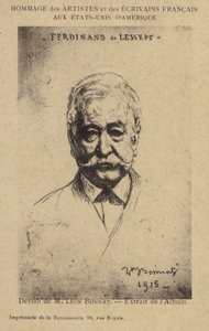 フェルディナンドドレセップス（1805-1894）、フランスの起業家、運河建設業者 作： Leon Joseph Florentin Bonnat