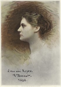 ローズキャロンのプロフィールの研究 作： Leon Joseph Florentin Bonnat