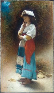壊れた水差し」（油彩・キャンバス 作： Leon Joseph Florentin Bonnat