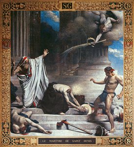 聖デニスの殉教（壁画） 作： Leon Joseph Florentin Bonnat