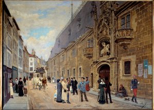 ナンシーのドゥカーレ宮殿が復元。レオン・ヴォワラン（1833-1887）の絵画 作： Leon Joseph Voirin