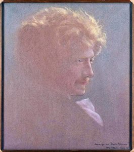 イグナシー・ヤン・パデレフスキ（1860-1941）の肖像（Hommage au Grand Polonais）』par Kaufmann, Leon (1872-1933).油彩・キャンバス
