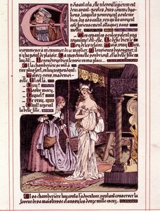 レオン・ルベーグ（1863-1944）によるオノレ・ド・バルザックの小説「La Mye du Roy」の挿絵 作： Leon Lebegue