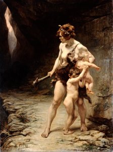 Deux meres Two Mothers、1888 作： Leon Maxime Faivre