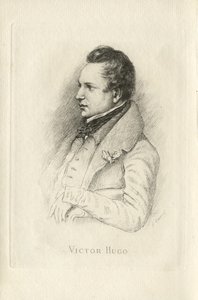 ビクターユーゴーの肖像1802-1885 作： Leon Noel