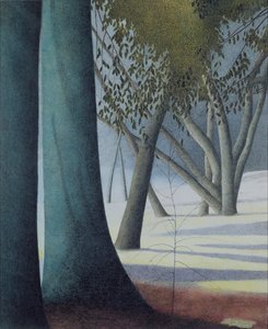ブナの幹 作： Leon Spilliaert