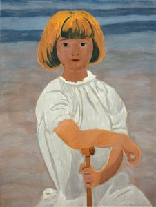 ガール オン ザ ビーチ 作： Leon Spilliaert