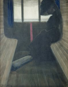 電車の女、未亡人 作： Leon Spilliaert