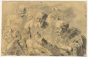 キリストと律法学者 作： Leonaert Bramer