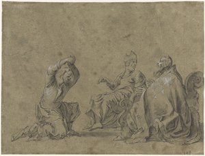 ユダは銀貨を持ち帰る 作： Leonaert Bramer