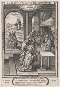 Les Festes du mois de Feburier (2月: 聖母の浄化)