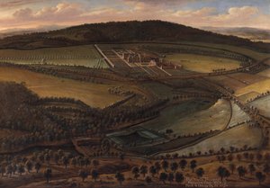 North Prospect of Hampton Court, Herefordshire 作： Leonard Knyff