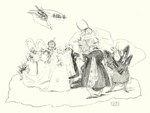 Fiddle-de-dee, fiddle-de-dee (エングレービング) 作： Leonard Leslie Brooke