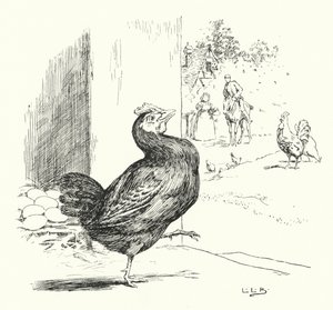 Higgley Piggley, my black hen (in engraving) 作： Leonard Leslie Brooke